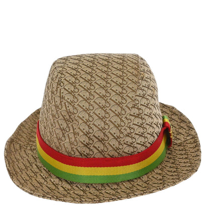 Christian Dior Trotter Hat Beige Rasta-Color #58 Small Good