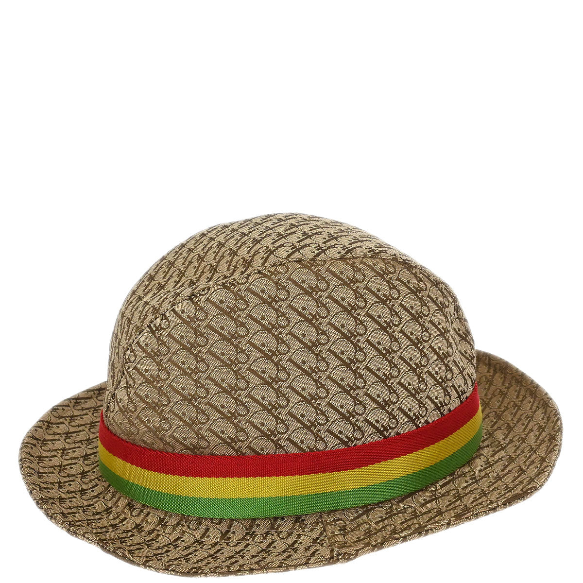 Christian Dior Trotter Hat Beige Rasta-Color #58 Small Good