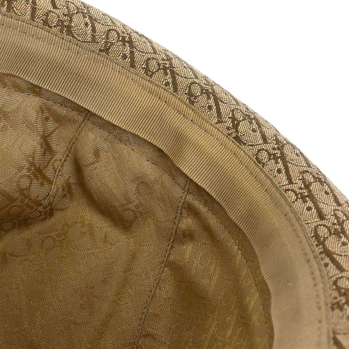 Christian Dior Trotter Hat Beige Rasta-Color #58 Small Good