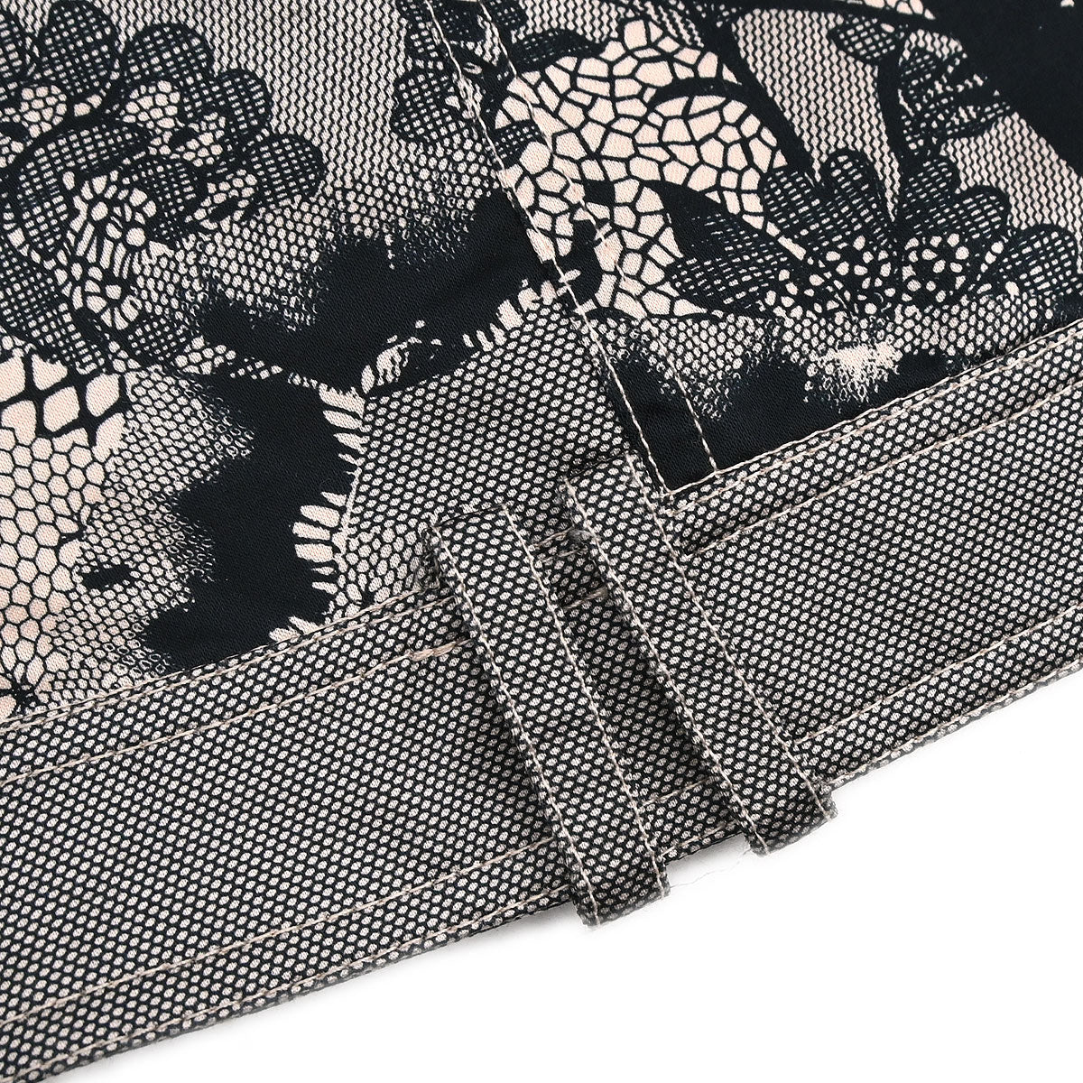 Christian Dior 2006 Single Breasted Jacket Lace Pink Black #38