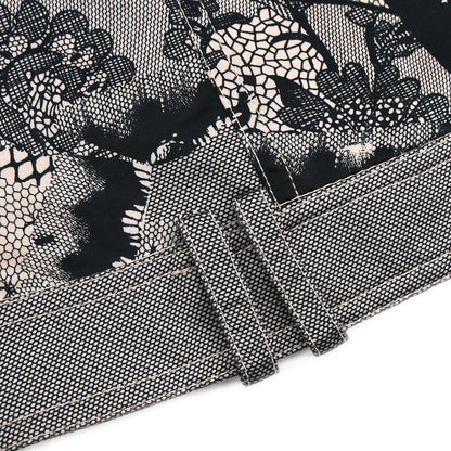 Christian Dior 2006 Single Breasted Jacket Lace Pink Black #38