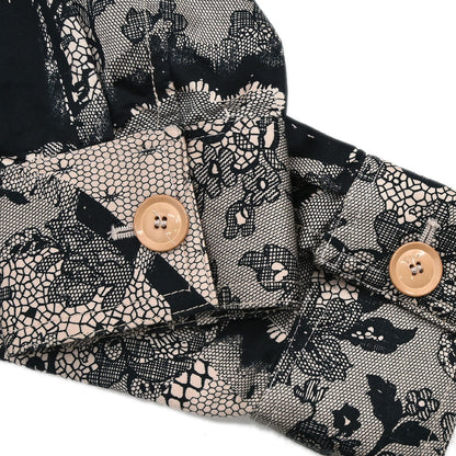 Christian Dior 2006 Single Breasted Jacket Lace Pink Black #38