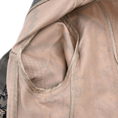 Christian Dior 2006 Single Breasted Jacket Lace Pink Black #38