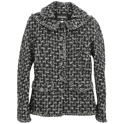 Chanel 2013-2014 Single Breasted Jacket Black #36