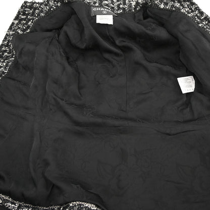 Chanel 2013-2014 Single Breasted Jacket Black #36