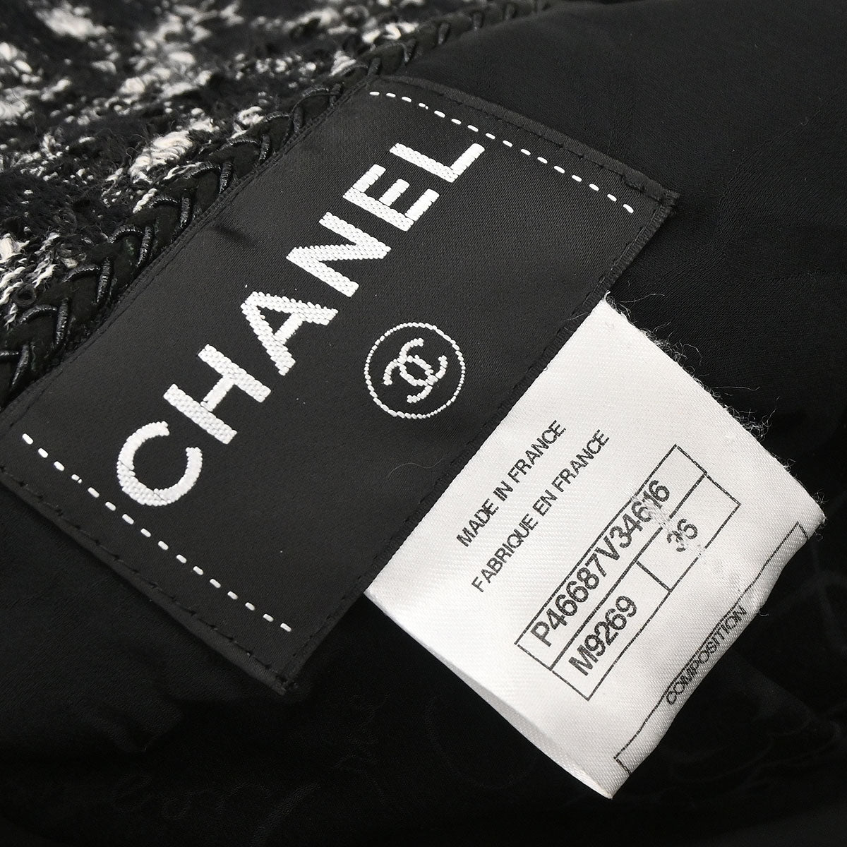 Chanel 2013-2014 Single Breasted Jacket Black #36