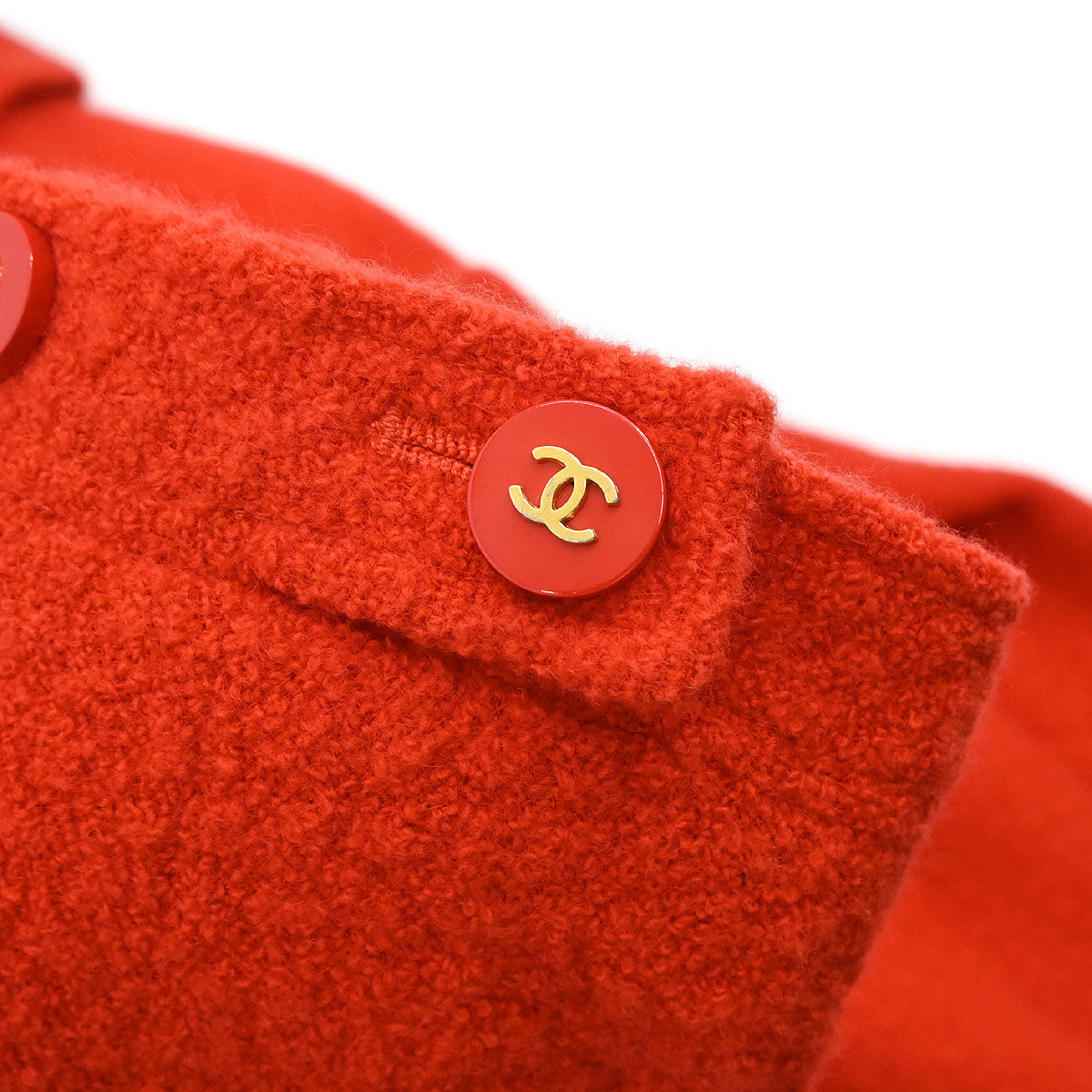 Chanel 1995 Single Breasted Jacket Red #40