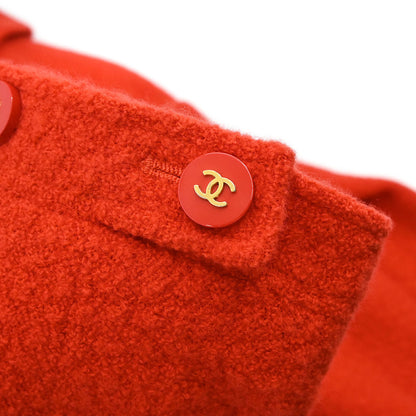 Chanel 1995 Single Breasted Jacket Red #40