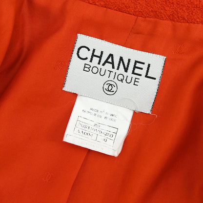 Chanel 1995 Single Breasted Jacket Red #40