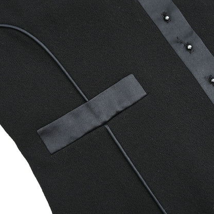 Chanel 2002 Setup Suit Jacket Skirt Black #38