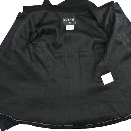 Chanel 2002 Setup Suit Jacket Skirt Black #38