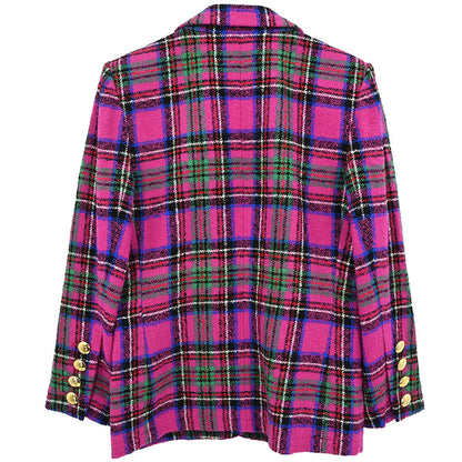 Yves Saint Laurent Single Breasted Jacket Pink #L