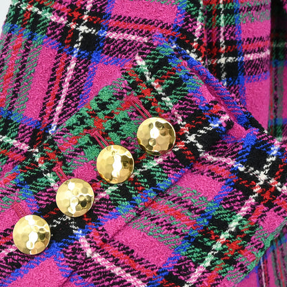 Yves Saint Laurent Single Breasted Jacket Pink #L