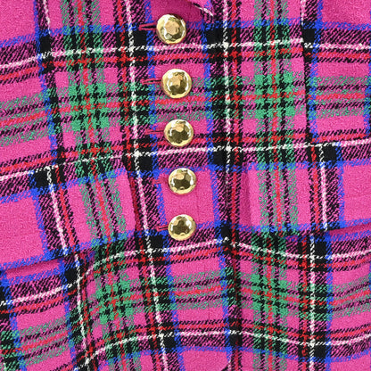 Yves Saint Laurent Single Breasted Jacket Pink #L