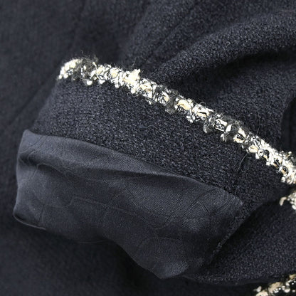 Chanel 2005 Emblem Double Breasted Jacket Navy #46