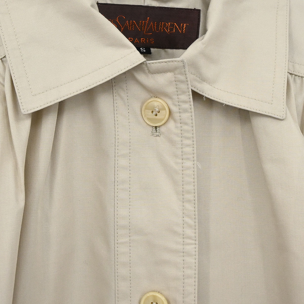 Yves Saint Laurent Coat Light Beige #S