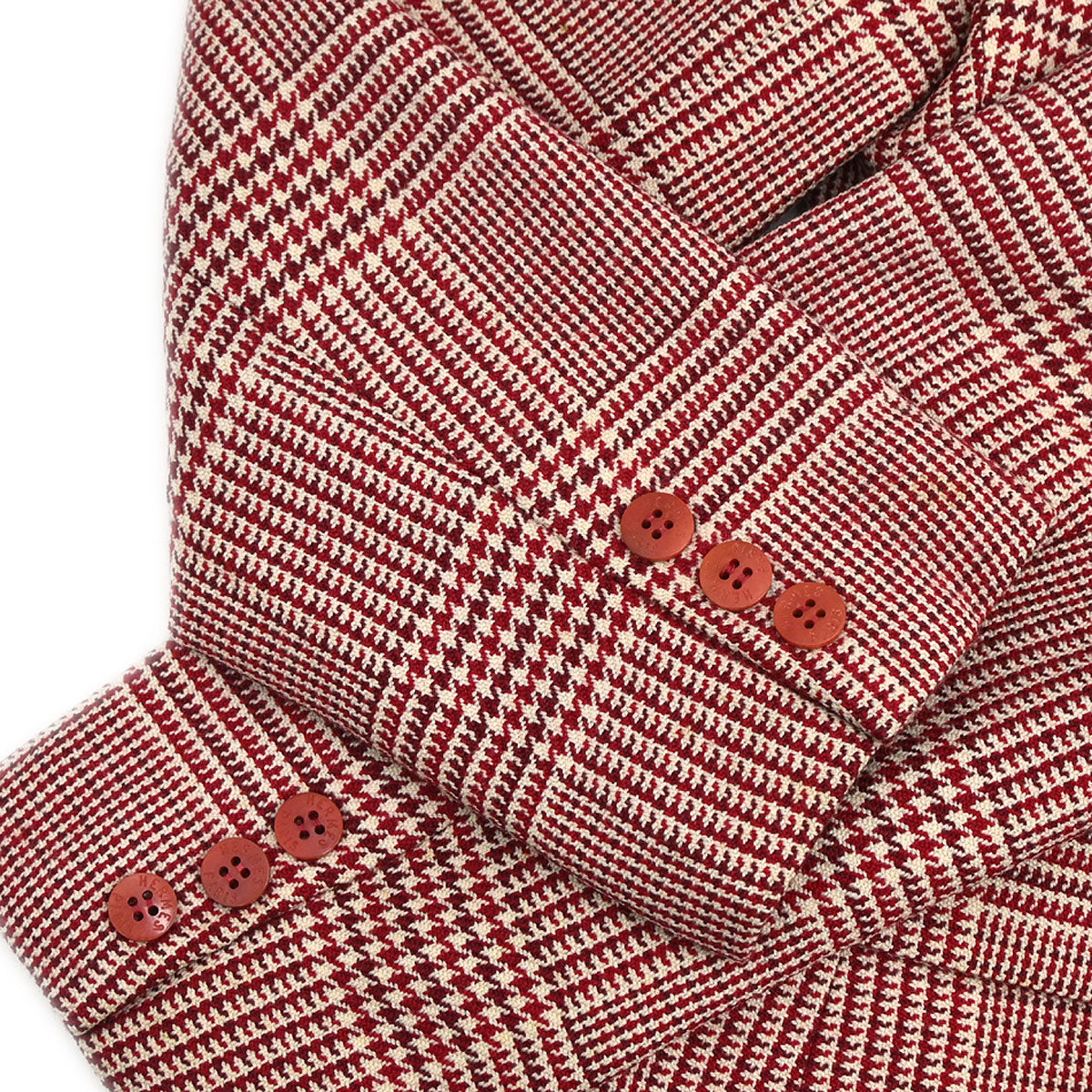 Hermes Setup Suit Jacket Skirt Red #40