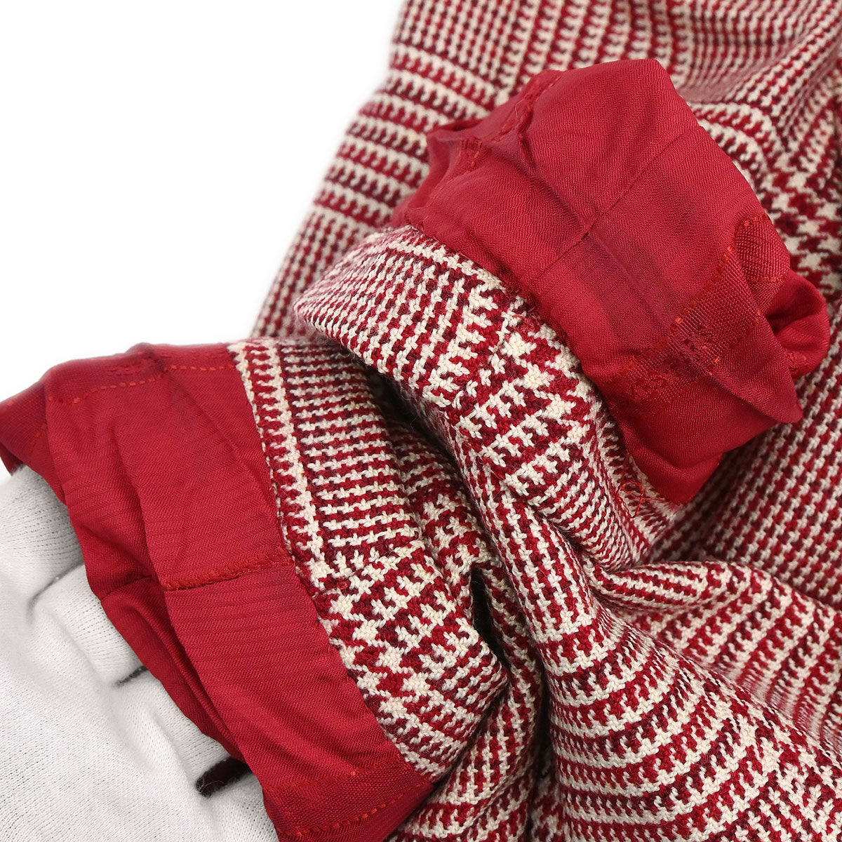 Hermes Setup Suit Jacket Skirt Red #40