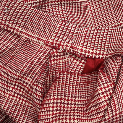 Hermes Setup Suit Jacket Skirt Red #40