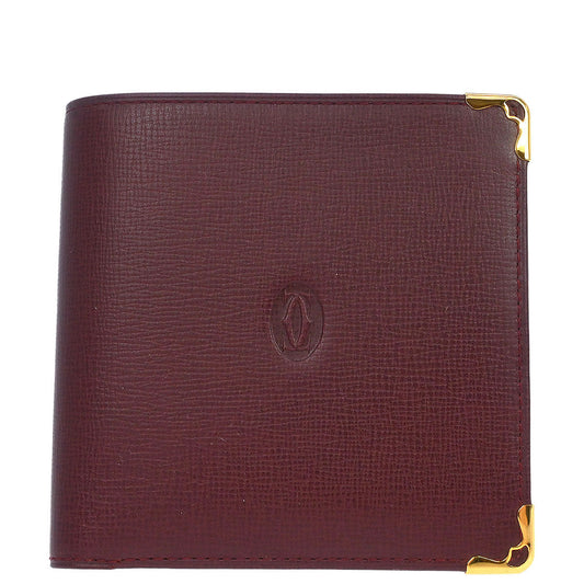 Cartier Bordeaux Must de Cartier Bifold Wallet