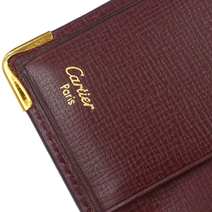 Cartier Bordeaux Must de Cartier Bifold Wallet