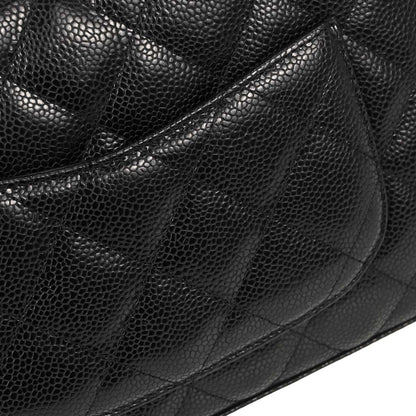 Chanel 2003-2004 Black Caviar Skin Bowling Bag 27