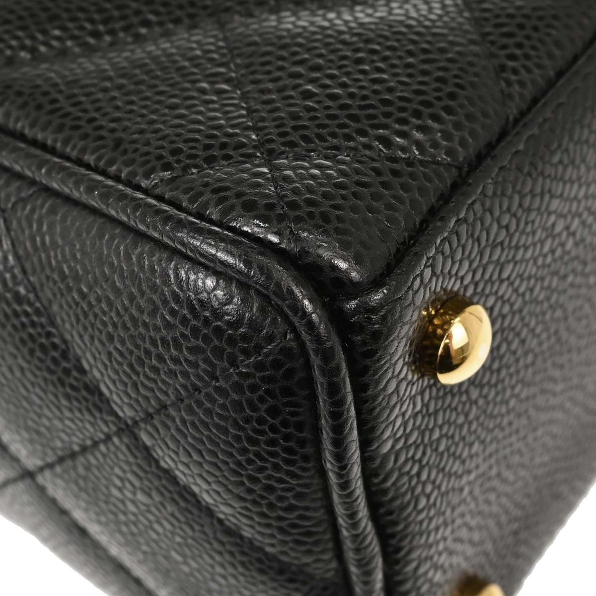 Chanel 2003-2004 Black Caviar Skin Bowling Bag 27