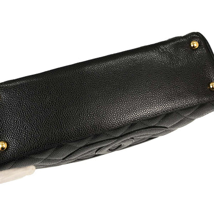 Chanel 2003-2004 Black Caviar Skin Bowling Bag 27