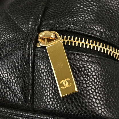 Chanel 2003-2004 Black Caviar Skin Bowling Bag 27