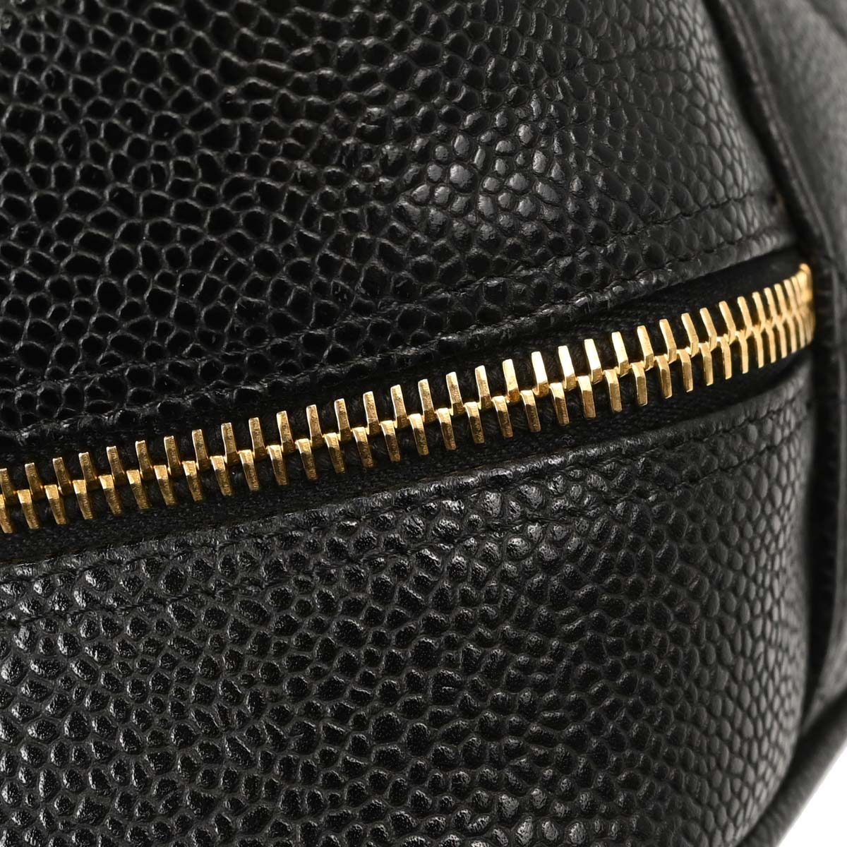 Chanel 2003-2004 Black Caviar Skin Bowling Bag 27