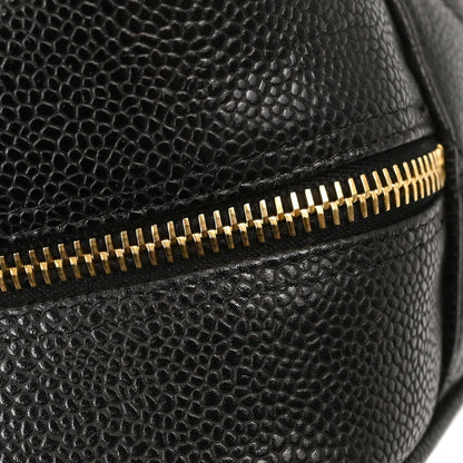 Chanel 2003-2004 Black Caviar Skin Bowling Bag 27
