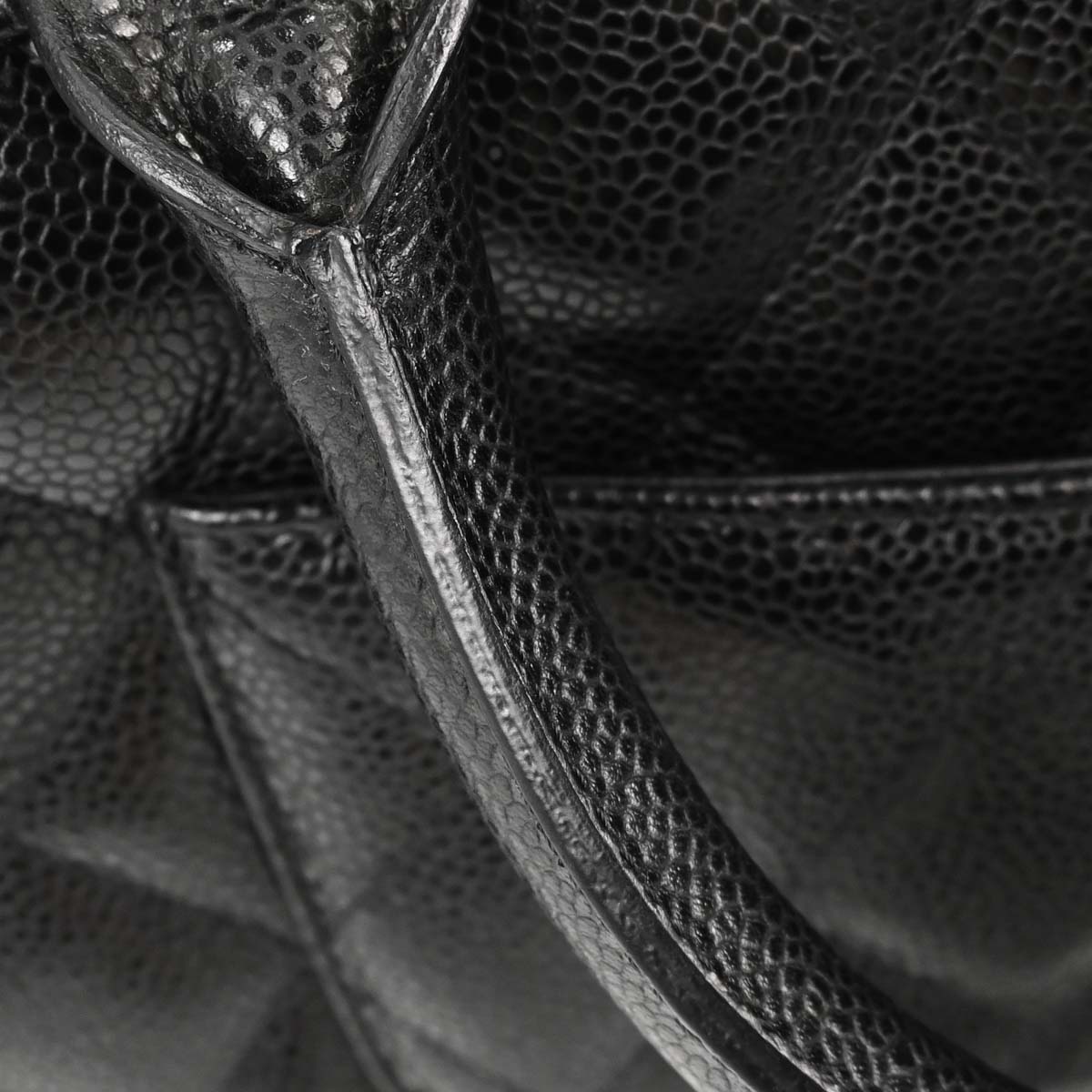 Chanel 2003-2004 Black Caviar Skin Bowling Bag 27