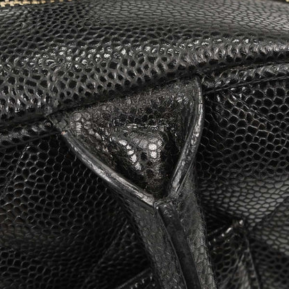 Chanel 2003-2004 Black Caviar Skin Bowling Bag 27