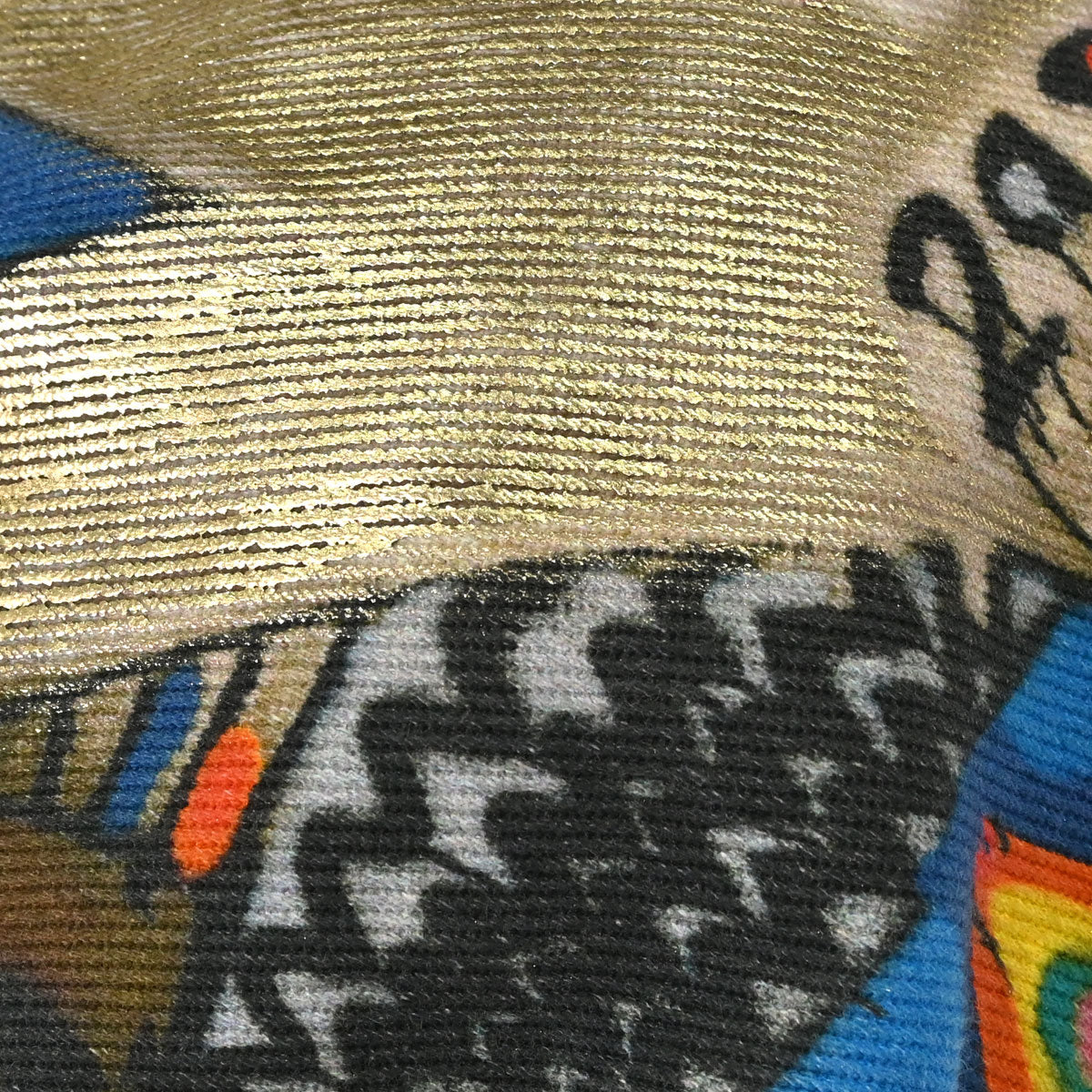 Chanel 2019 Gold Canvas Graffiti Street Spirit Waist Bag
