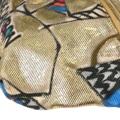 Chanel 2019 Gold Canvas Graffiti Street Spirit Waist Bag