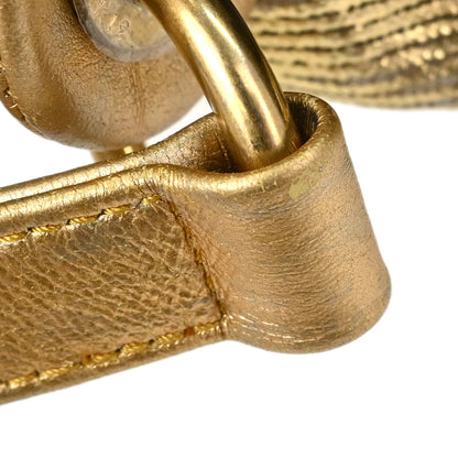Chanel 2019 Gold Canvas Graffiti Street Spirit Waist Bag