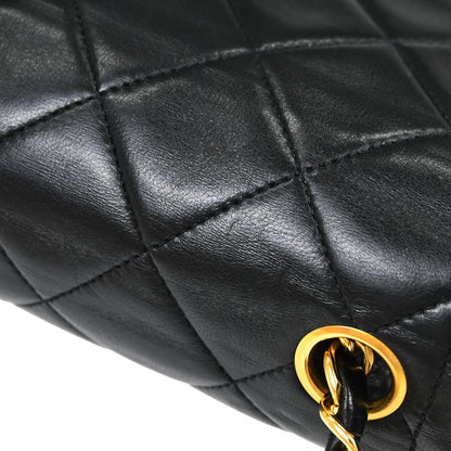 Chanel Black Lambskin Medium Diana Shoulder Bag