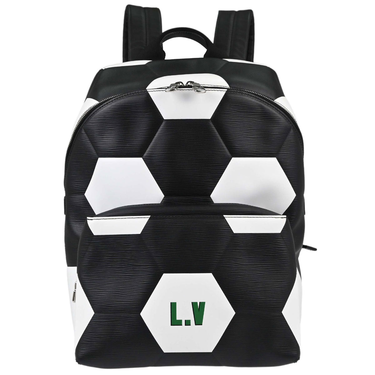 Louis Vuitton Black White Epi Apollo Backpack M52186