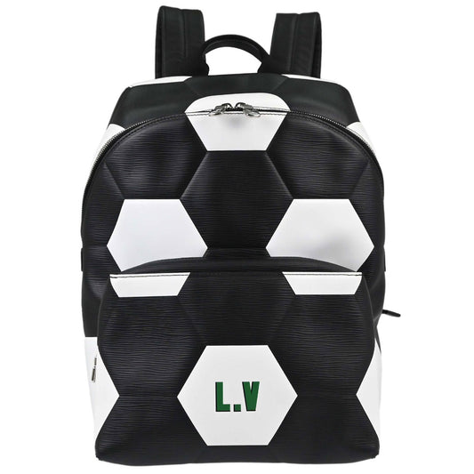 Louis Vuitton Black White Epi Apollo Backpack M52186