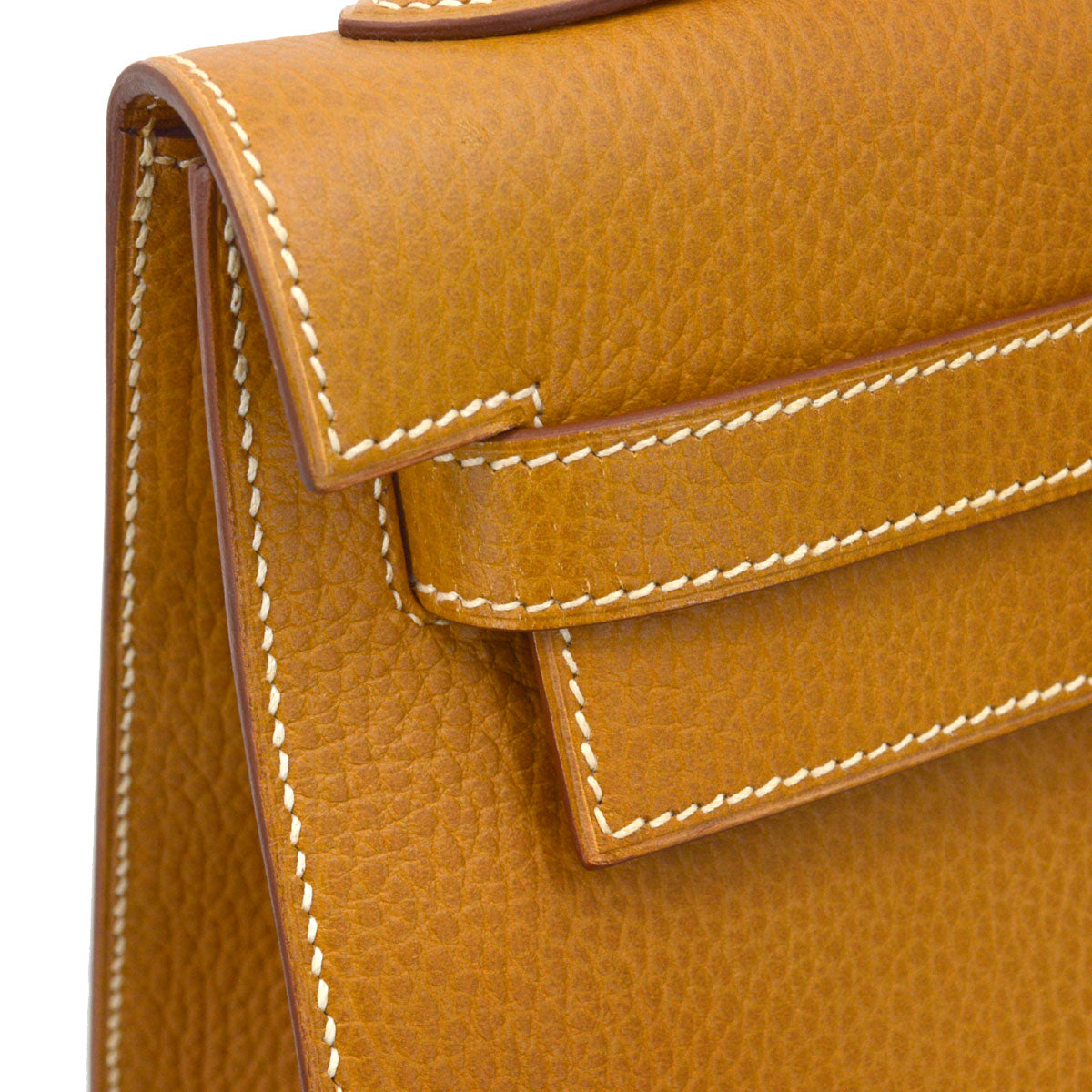 Hermes Natural Ardennes Kelly 32 Sellier 2way Shoulder Handbag