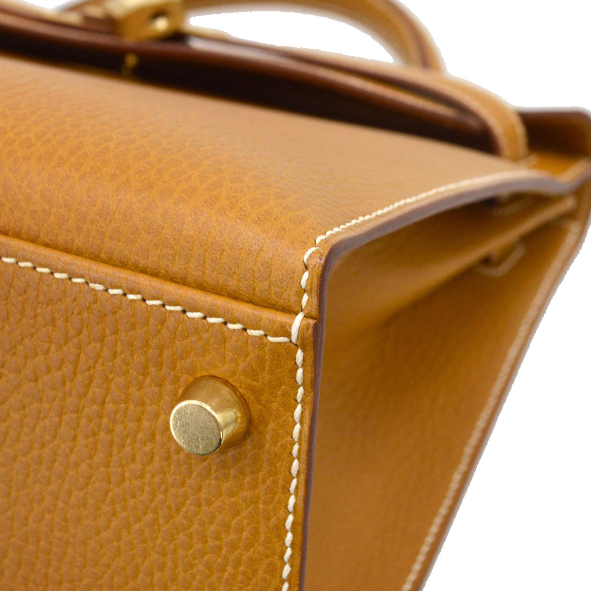 Hermes Natural Ardennes Kelly 32 Sellier 2way Shoulder Handbag