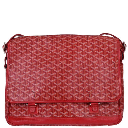 Goyard Red Grand Bleu GM Shoulder Bag