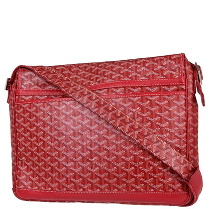 Goyard Red Grand Bleu GM Shoulder Bag