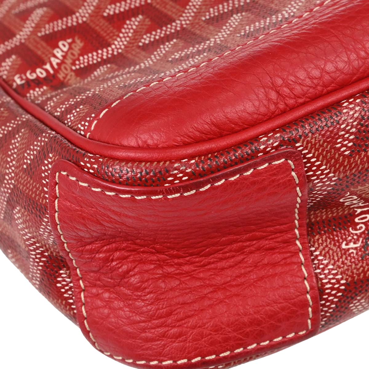 Goyard Red Grand Bleu GM Shoulder Bag