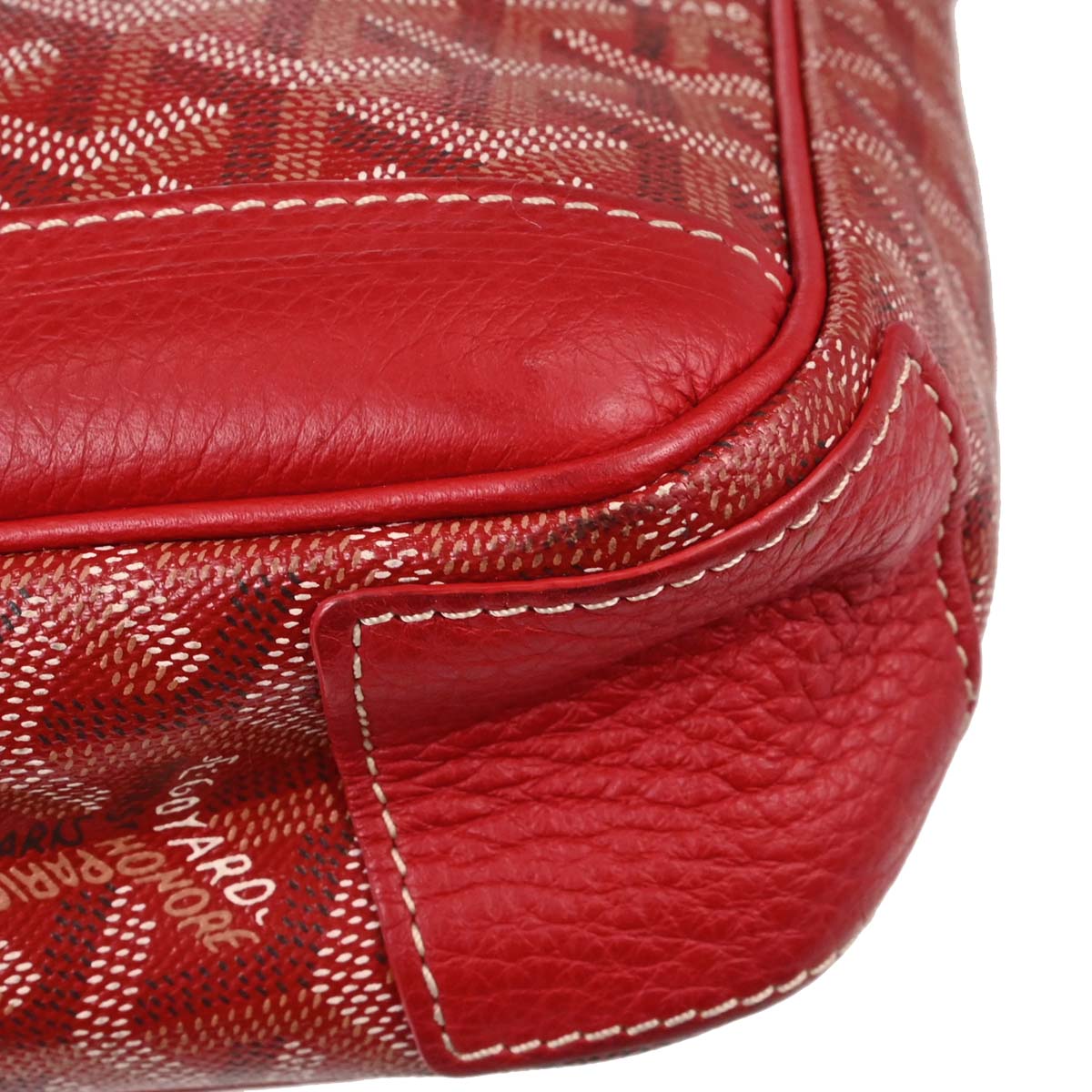 Goyard Red Grand Bleu GM Shoulder Bag
