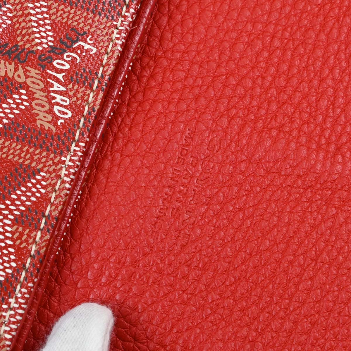 Goyard Red Grand Bleu GM Shoulder Bag