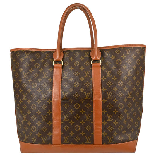Louis Vuitton Monogram Sac Weekend GM Tote Handbag M42420