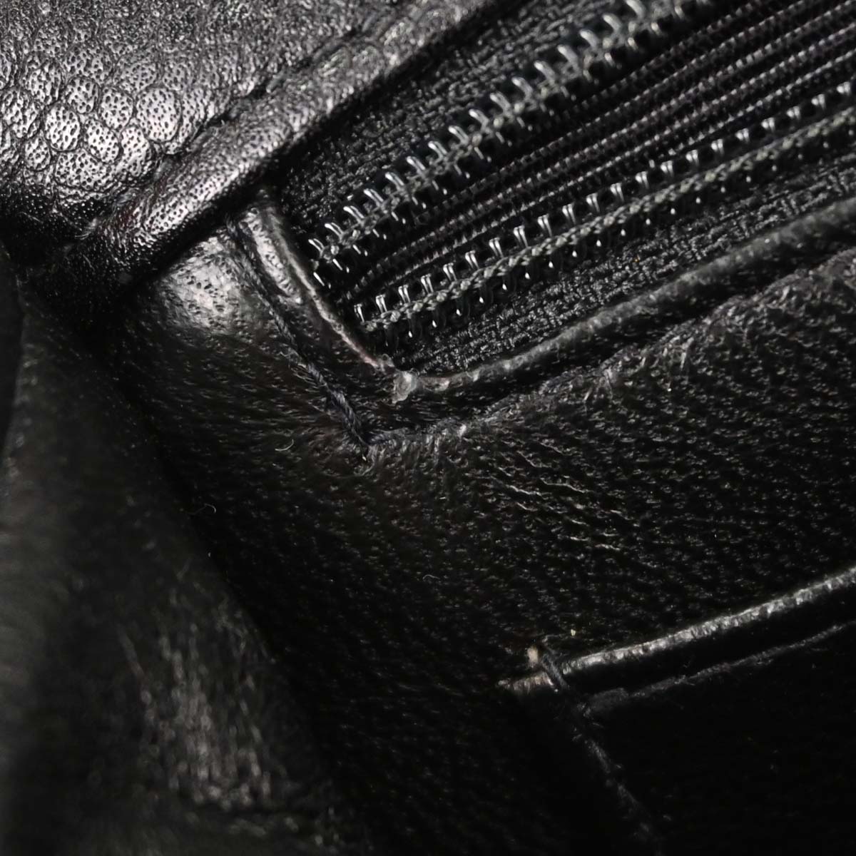 Chanel 1996-1997 Black Caviar Skin Kelly Top Handle Handbag