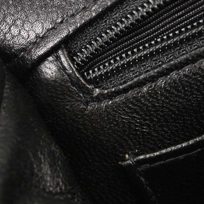 Chanel 1996-1997 Black Caviar Skin Kelly Top Handle Handbag