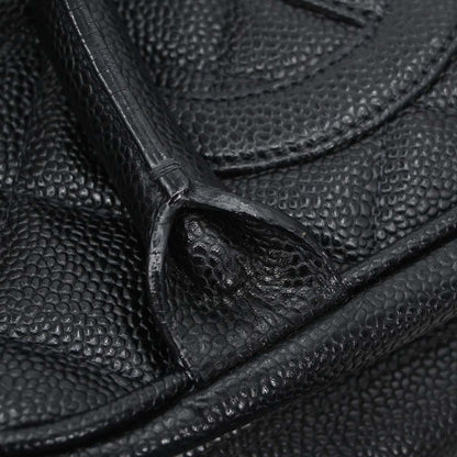 Chanel 2002-2003 Black Caviar Skin Bowling Bag 27